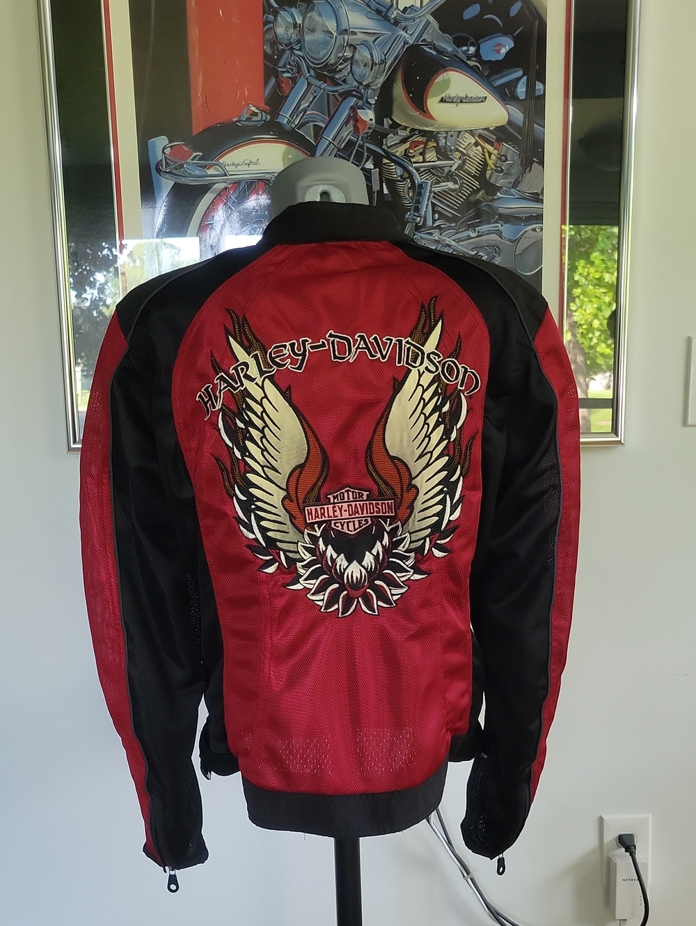 Harley-Davidson Jacket XL Red & Black